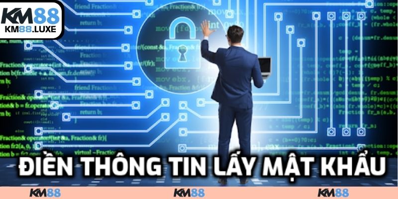 Điền thông tin lấy mật khẩu